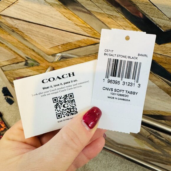 Coach Soft Tabby Shoulder Bag in Canvas, EUC - Picture 13 of 14